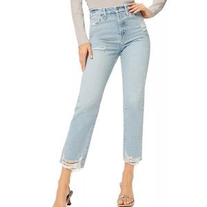 Good American - Good Boy Jeans, Size 2/26, Color Blue802, NWT